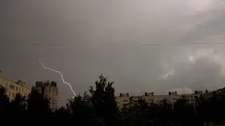 Гроза.Дождь.Купчино.2 августа