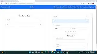 Placement Cell || Backend Skill Test 1 || coding ninjas