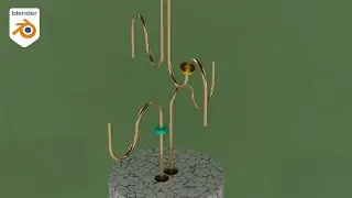Blender Tutorial : Create This Cool 3D Animation Loop in Blender |Easy Blender Animation