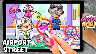 NEW UPGRADE AIRPORT STREET 😍AVATAR WORLD 🌍PAZU , NEW UPDATE 🌍