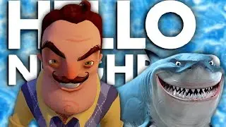 SHARK ATTACK & BURIED ALIVE! | Hello Neighbor (Alpha End)