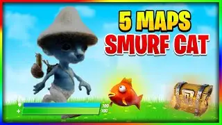 🐱 Best 5 SMURF CAT maps in Fortnite! - Smurf Cat Fortnite 🌟