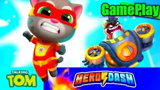 Talking Tom Hero Dash Gameplay | SuperHero Runner Game | #bestgameplay #viralvideo #trending