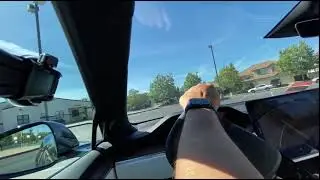 Driving Tesla Model S Plaid *Yoke steering wheel*