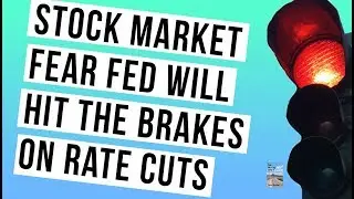 Stock Market DROPS After Fed Suggests NO Rate Cut Soon!
