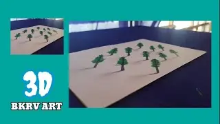 easy 3d drawing | 3d drawing | Simple 3D drawing instructions | BKRV art