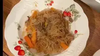 Вкуснейшая фунчоза с грибами и овощами!