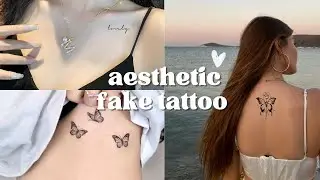Minimalist Fake Tattoo | Instant Tattoo using PicsArt