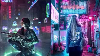 Cara Edit Foto Efek [Cyberpunk] | PicsArt Tutorial