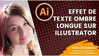 How to create a text effect with a long shadow in Illustrator?