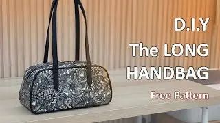 DIY Long Handbag | Free Pattern + Step-by-Step Sewing Tutorial