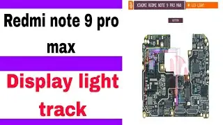 Redmi note 9 pro max display light problem solution// display light track