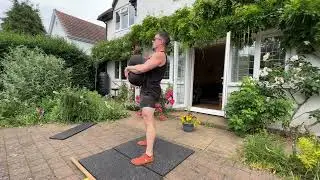Sandbag Kang squats