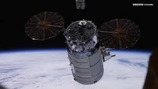 Undocking of the Cygnus Cargo Ship from ISS