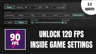 UNLOCK REAL 120 FPS 😱| 3.3 update | No root 😉