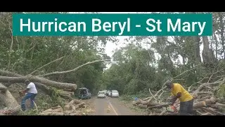 Hurricane Beryl Aftermath: St Mary Jamaica (North Coast Highway)
