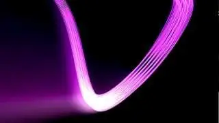 purple light stroke cinema 4d intro