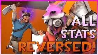 TF2: x-1 All Weapon Stats REVERSED! (feat. Darty)