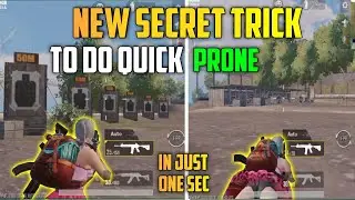 How To Do Quick Prone In Pubg Mobile And Bgmi After 1.5 Update 2021 | Quick Prone New Trick🔥