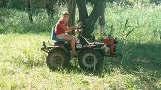 ZMT 4x4 mini tractor Как на самокате