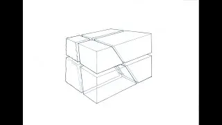Sketching 2 Point Perspective boxes - the fundamentals & basics