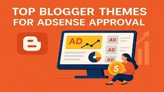 Best blogger theme for adsense approval. #google #adsense with #blogger