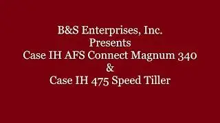 Case IH AFS Connect Magnum 340 and 475 Speed Tiller