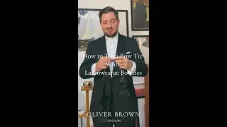 How to tie a bow tie.
