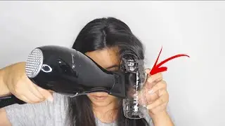 Testei o truque: cachear o cabelo com garrafa PET com Irresistible Me ONYX dryer