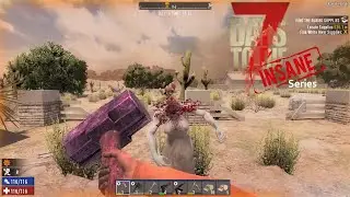 7 Days to Die Alpha18 Insane Series Ep.4: Iron Tools Plus MiniBike Parts