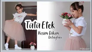 Tütü Etek Kalıp Çıkarma // Kesim ve Dikim Aşamaları