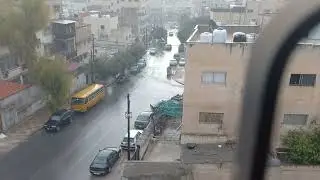 امطار العاصمة الاردنية عمان بعد طول انتظار الحمد لله الذي اغاثنا الجمعة 20-12-2024