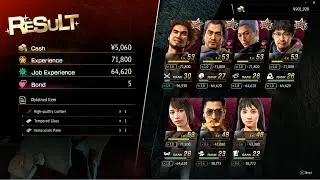 Yakuza Like a Dragon - Farm 140,000 EXP/130,000 JobExp - 5 Minutes