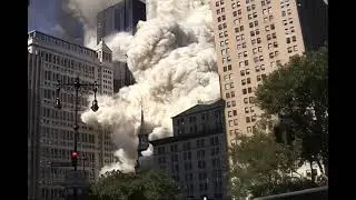 Running from WTC #2 collapse