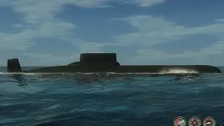 Подводная Лодка Акула ( Typhoon ) в Симуляторе Silent Hunter 4 на пк