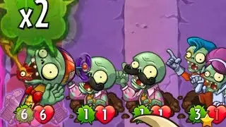 Pvz Heroes OTK combo Trickster Binary Stars Mustache Monument  