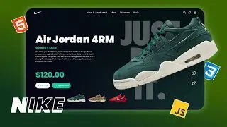 Animated Website Hero Template using Html CSS And JS | Website with JS Reveal Effect