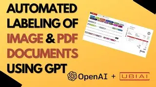 Automate Image & PDF document annotation using GPT for LayoutLM or LiLT Models|UBIAI| Karndeep Singh