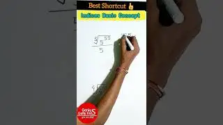 Indices Simplification Shortcut Tricks #maths #mathstrick #shorts #trending