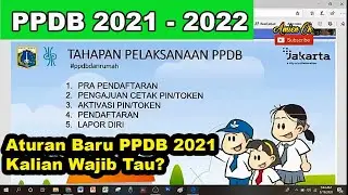 CARA DAFTAR PPDB SDN, SMPN, SMAN, SMKN, 2021 - 2022 || INFO PPDB 2021 - 2022