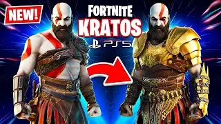Фортнайт Кратос! Крутая обнова, прикольный стиль.