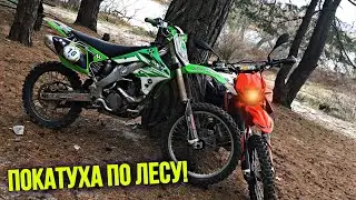 ПОКАТШУКА по лесу на МОТОЦИКЛАХ!!!