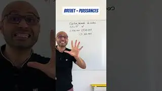 1 min = 1 question du BREVET - PUISSANCES