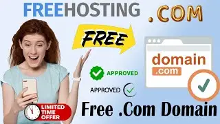 Free .Com Domain 2022 | Get Premium Domain Name | Free .com domain without hosting | .com Domain