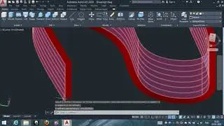 Surface offset command autocad 2020 in hindi