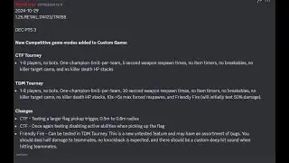 My Feedback on the CTF Tourney Nerfs