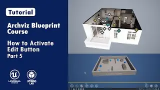 Archviz Blueprint Creation With Unreal Engine 5 | Activating the Edit Button | Part 5