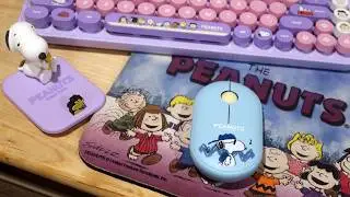 Snoopy Office Makeover! With Peanuts Keyboard and Mouse from Miniso | CollectPeanuts.com