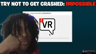 Try To Not Get Crashed While Playing VRCHAT Challenge.... Vrchat Funny Moments #1