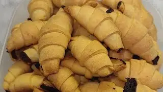 Рогалики пісочні, з начинкою 🥐 